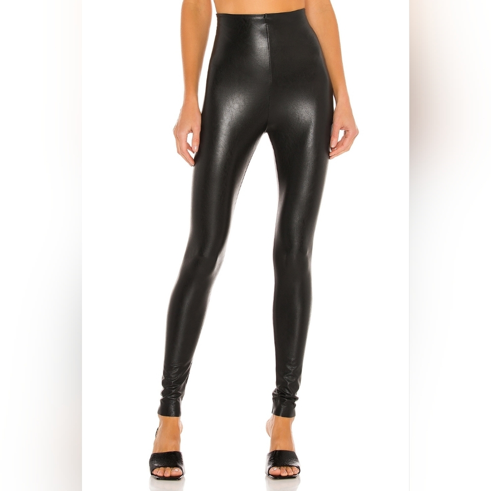 Commando Black Faux Leather Leggings